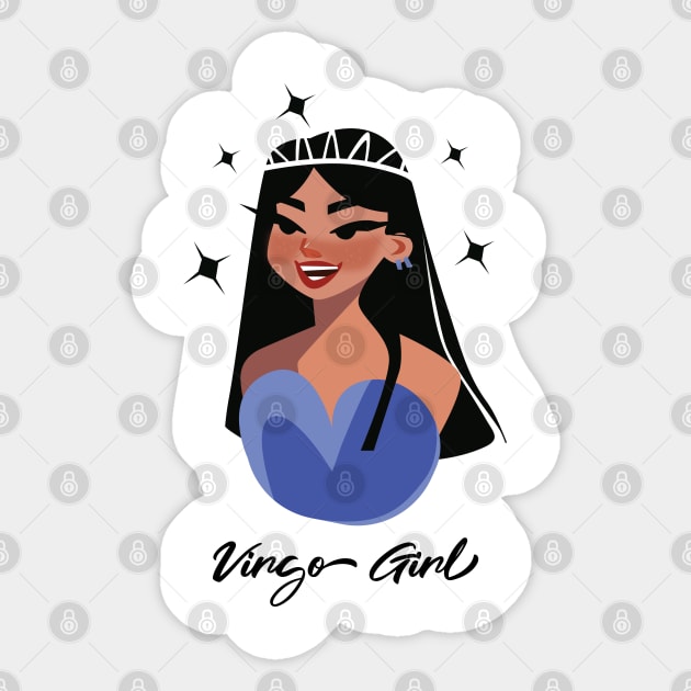 Virgo Astrology Horoscope Zodiac Birth Sign Gift for Women Sticker by xena